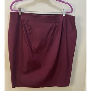Burgundy Skirt